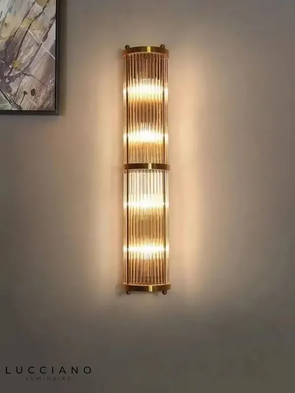 Applique murale en cristal : raffinement lumineux suprême