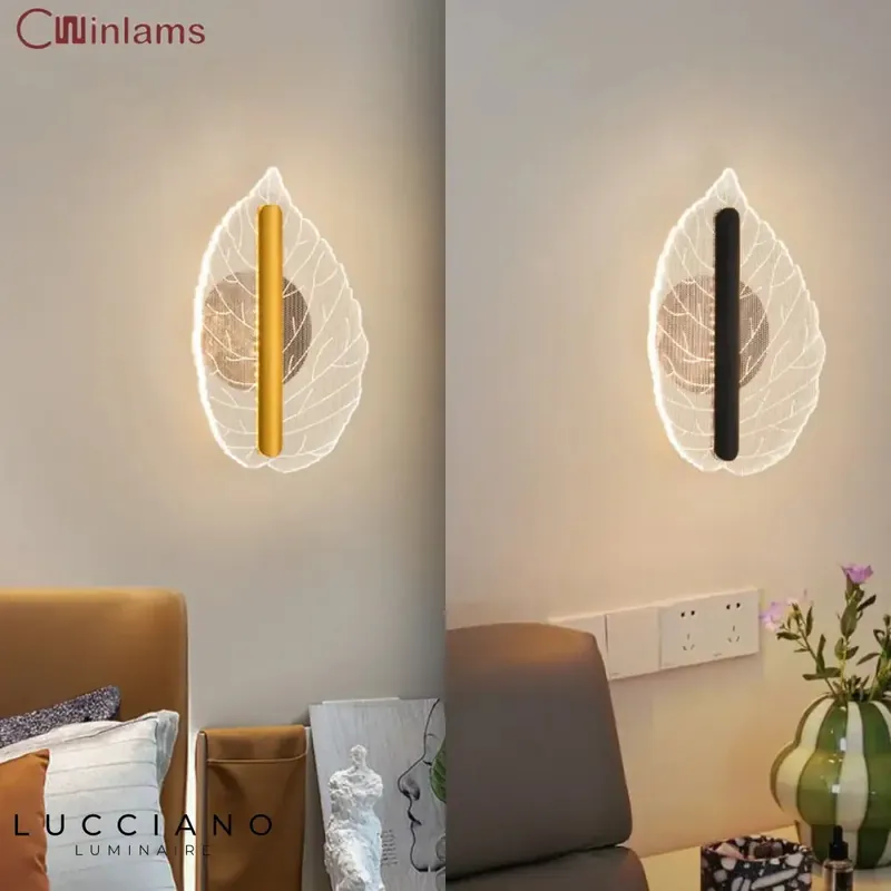 Applique murale led design naturel élégant.