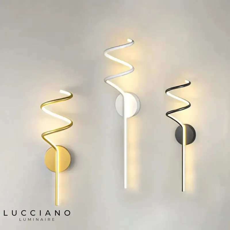 Applique murale led élégante design lumineuse