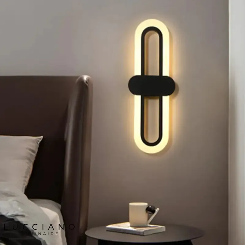 Applique murale led design lumineux contemporain