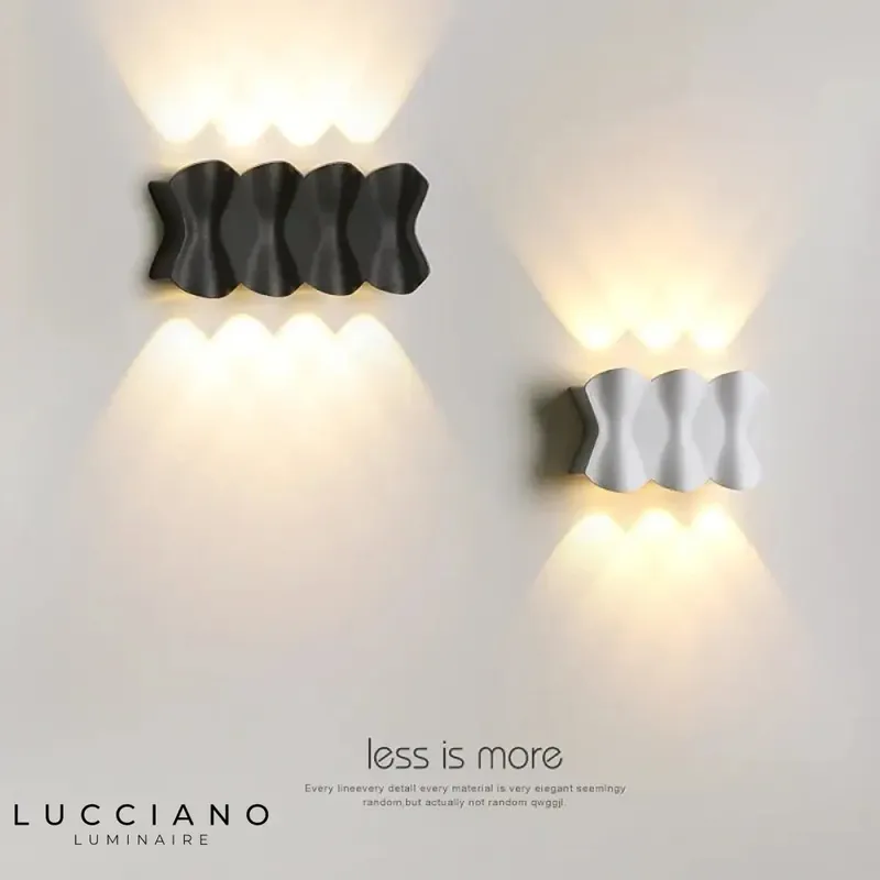 Applique murale led élégante design extérieur.