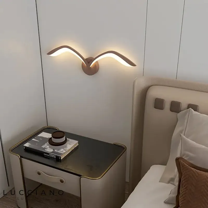 Applique murale led lumineuse élégante déco.