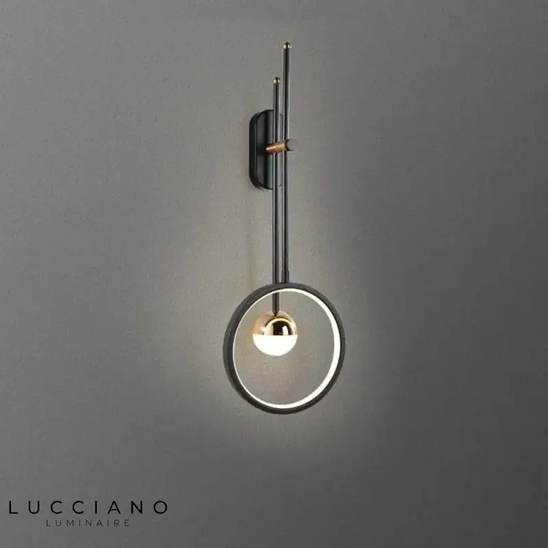 Applique murale led design lumineux contemporain