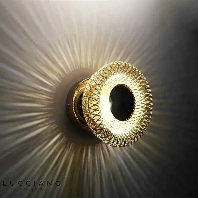 Voici le titre transformé :
Applique murale en fer design moderne élégant led