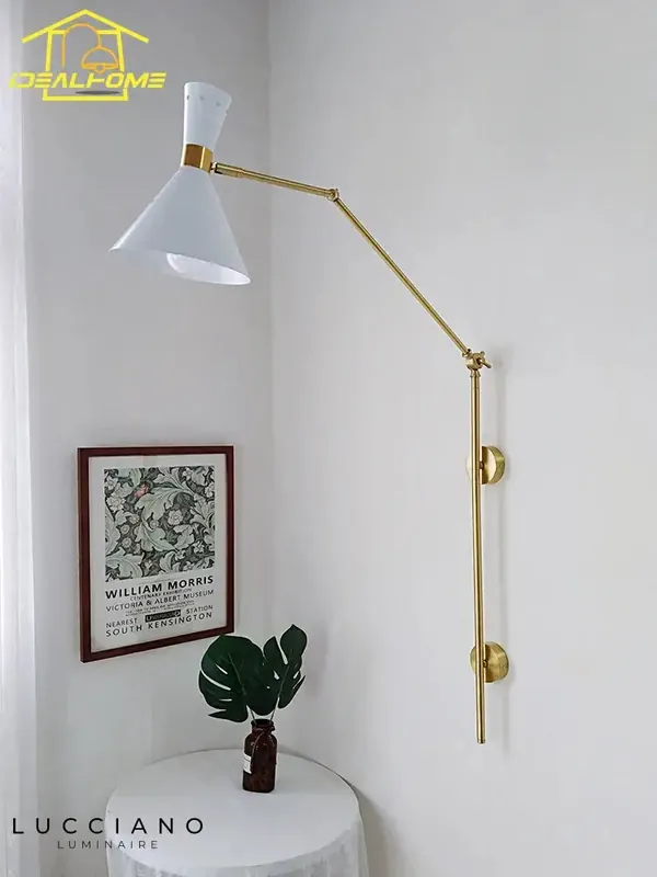 applique murale de luxe élégante industrielle lumineuse