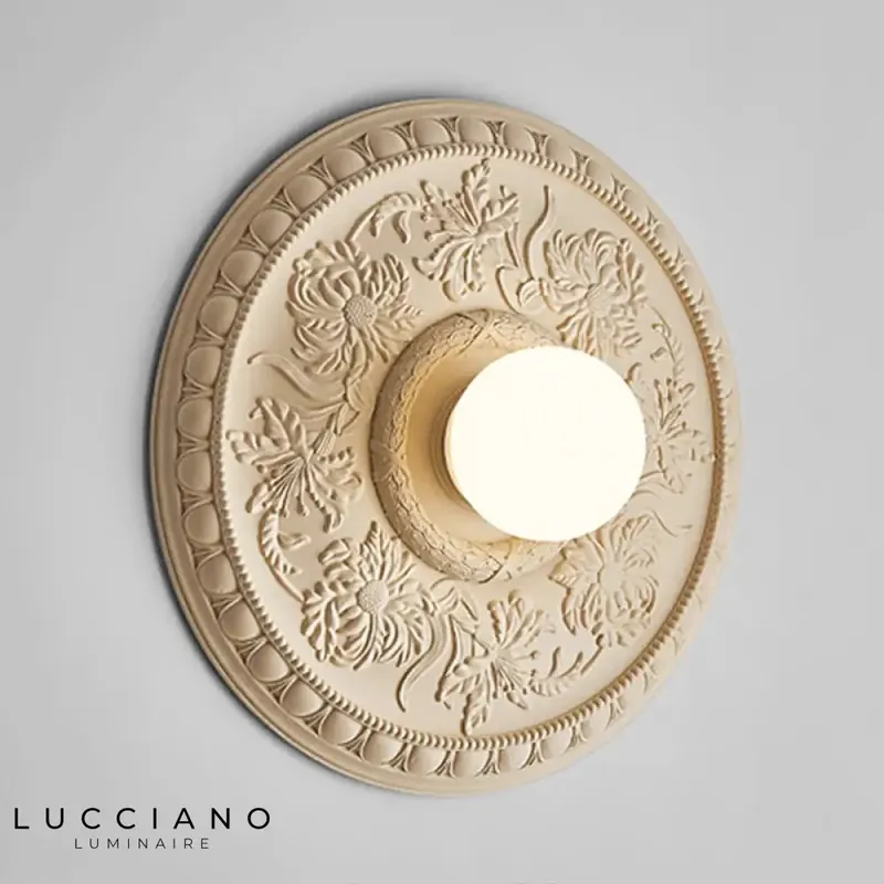 Voici le titre transformé :

Applique murale rétro élégante vintage design