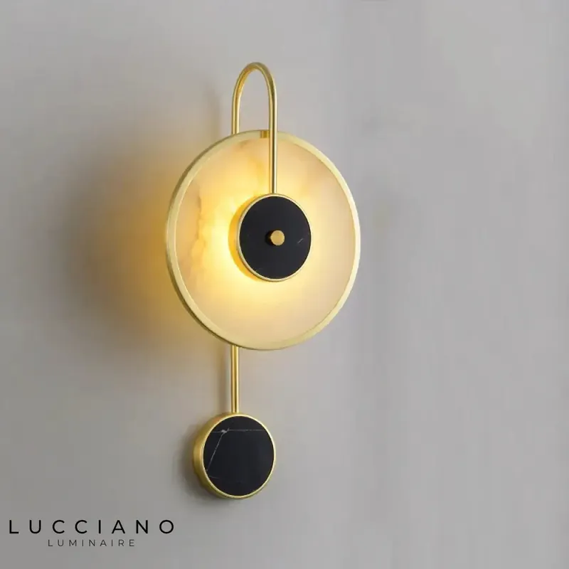 Applique murale LED minimaliste élégante pierre