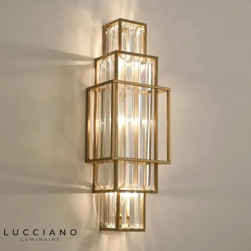 Voici le titre transformé, en gardant les deux premiers mots identiques :
Applique murale en cristal lumineuse élégance
