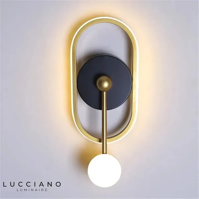 Applique murale à LED, élégance contemporaine lumineuse.