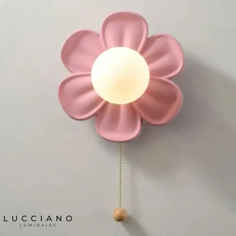 Voici le résultat :
Applique murale fleurs délicates design élégant