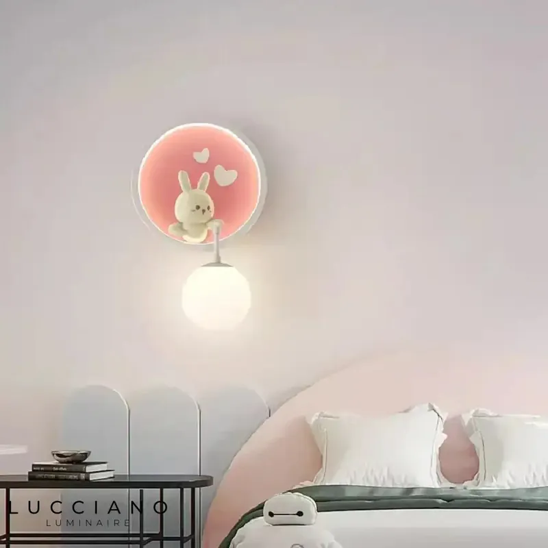 Applique murale lapin stylé déco tendance.