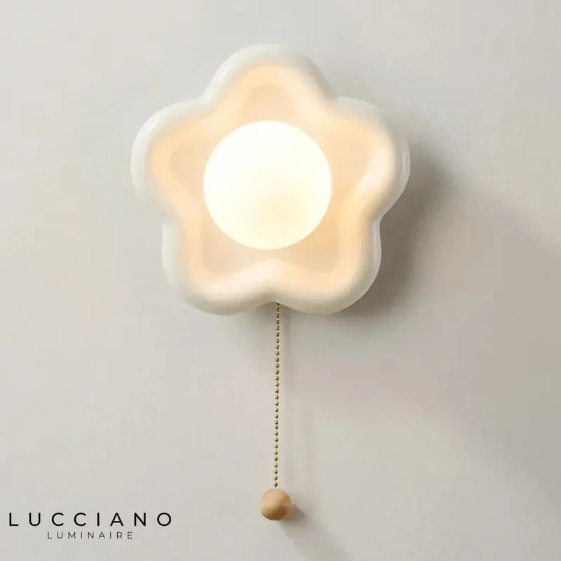 Voici le nouveau titre :
Applique murale en céramique fleurs décoratives délicates