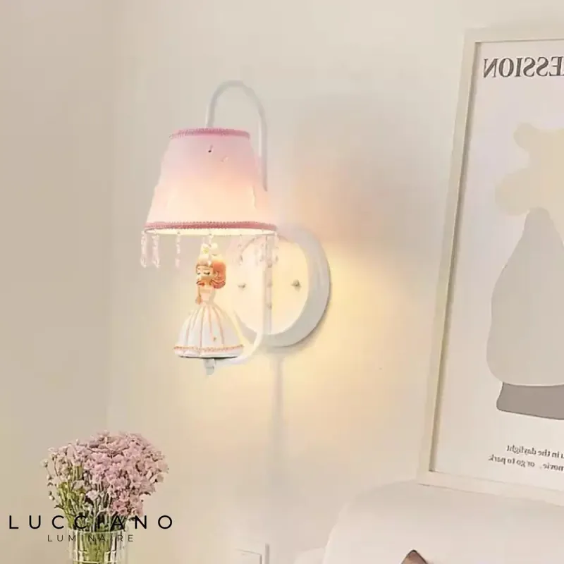 Voici la transformation du titre :
Applique murale romantique décor vintage élégant lumière