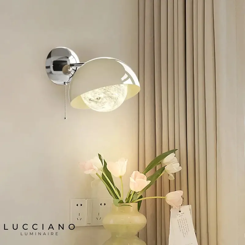 Applique murale moderne illumination florale design.