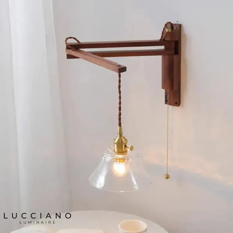 Applique murale pliable scandinave minimaliste élégante.