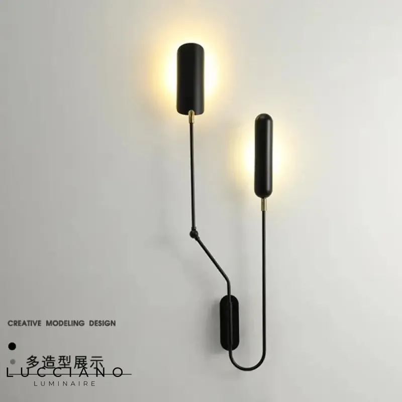 Applique murale industrielle pivotante lecture design.