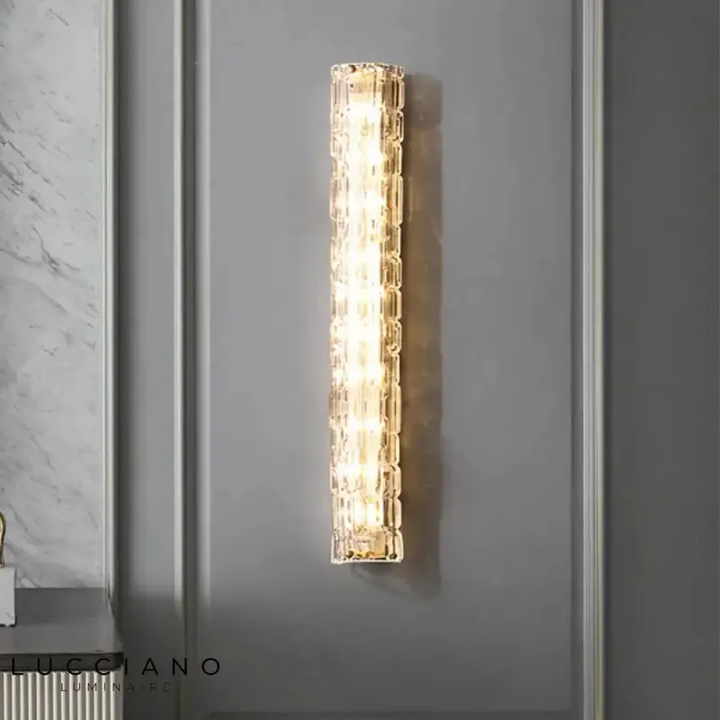 Applique murale LED cristalline design contemporain