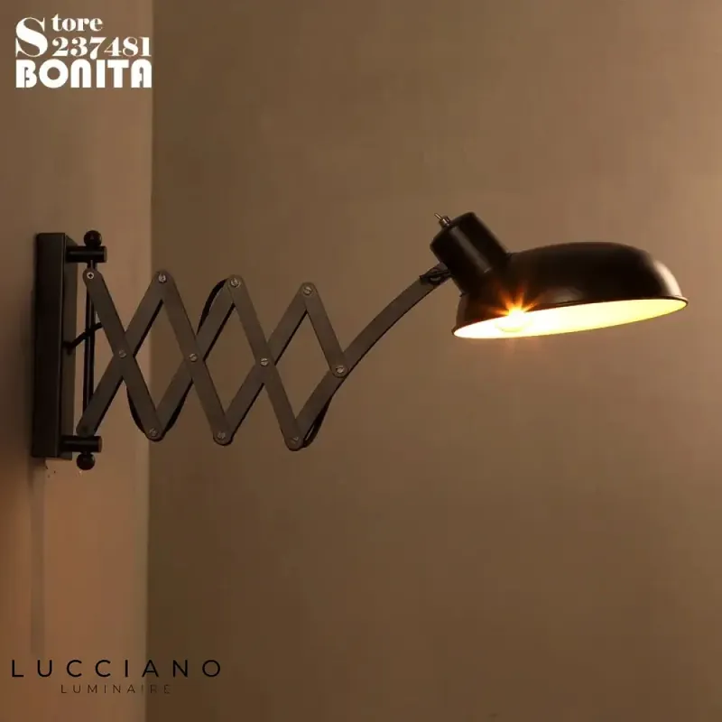 Voici le résultat :
applique murale rétro design industriel vintage