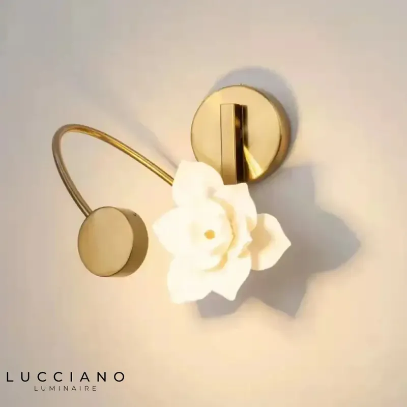 applique murale lotus en design contemporain