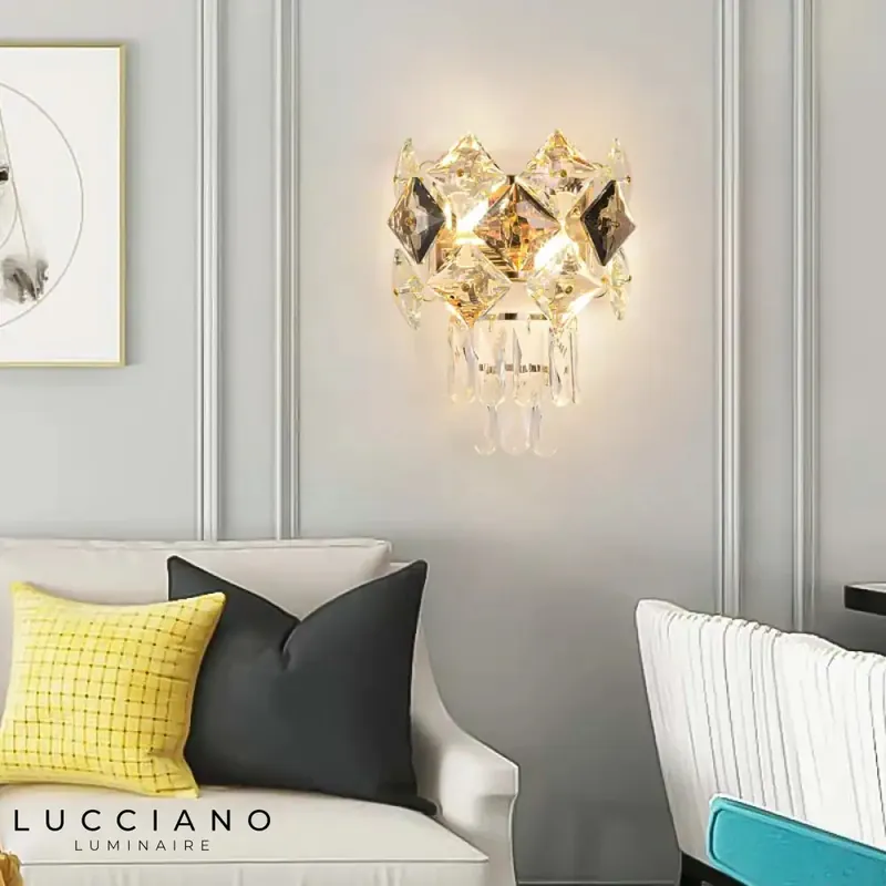 Applique murale LED design luxueux élégant.