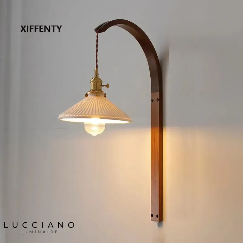 applique murale en bois lumineux et élégant