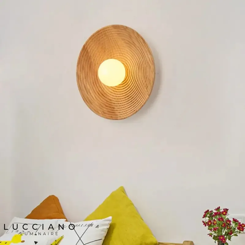Applique murale bois chaleureux scandinave design