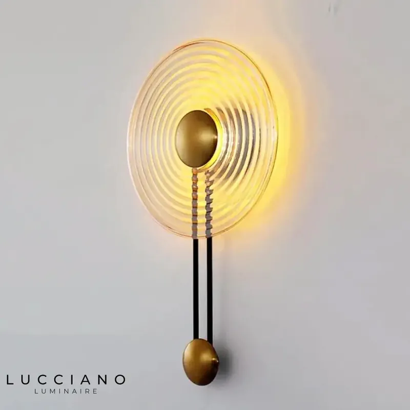 Applique murale LED nordique élégante épurée.