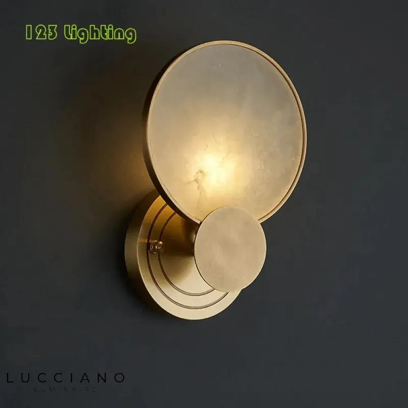 Voici le titre transformé :
Applique murale led ronde élégante minimaliste