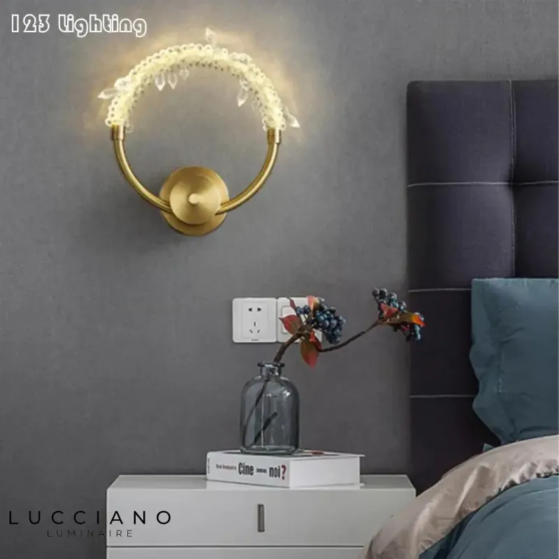 Applique murale LED cristal design moderne élégant