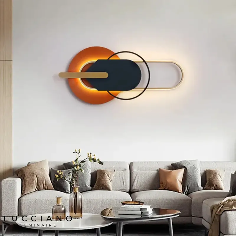 Voici le titre transformé :
Applique murale led design élégante intérieur contemporain