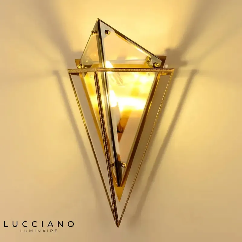 applique murale en verre scandinave élégante lumineuse