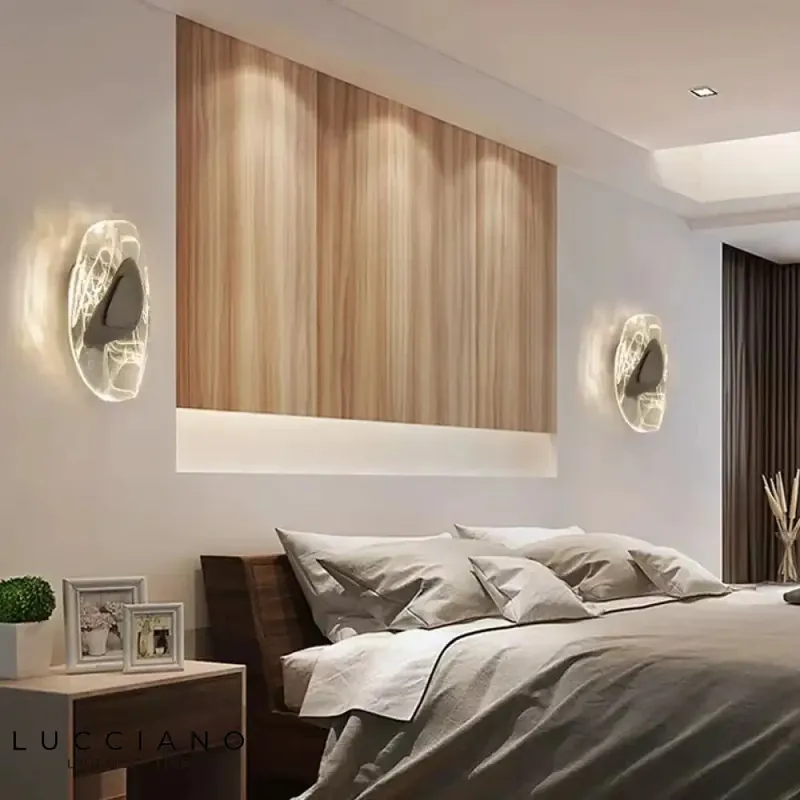 Applique murale led cristalline design élégant.