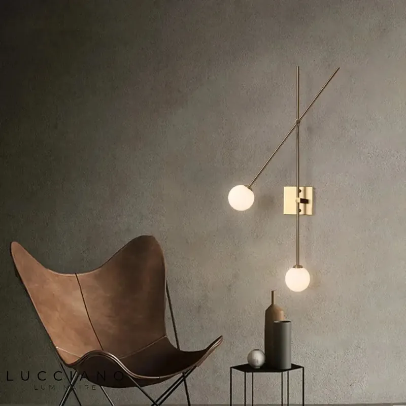 Applique murale minimaliste élégante design lumineux.