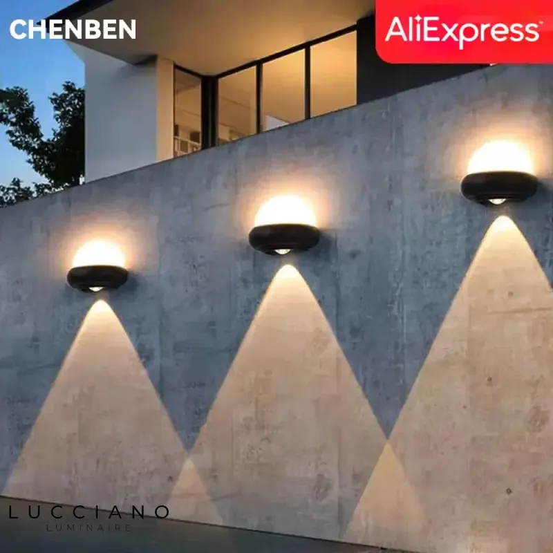 applique murale led élégante design extérieur