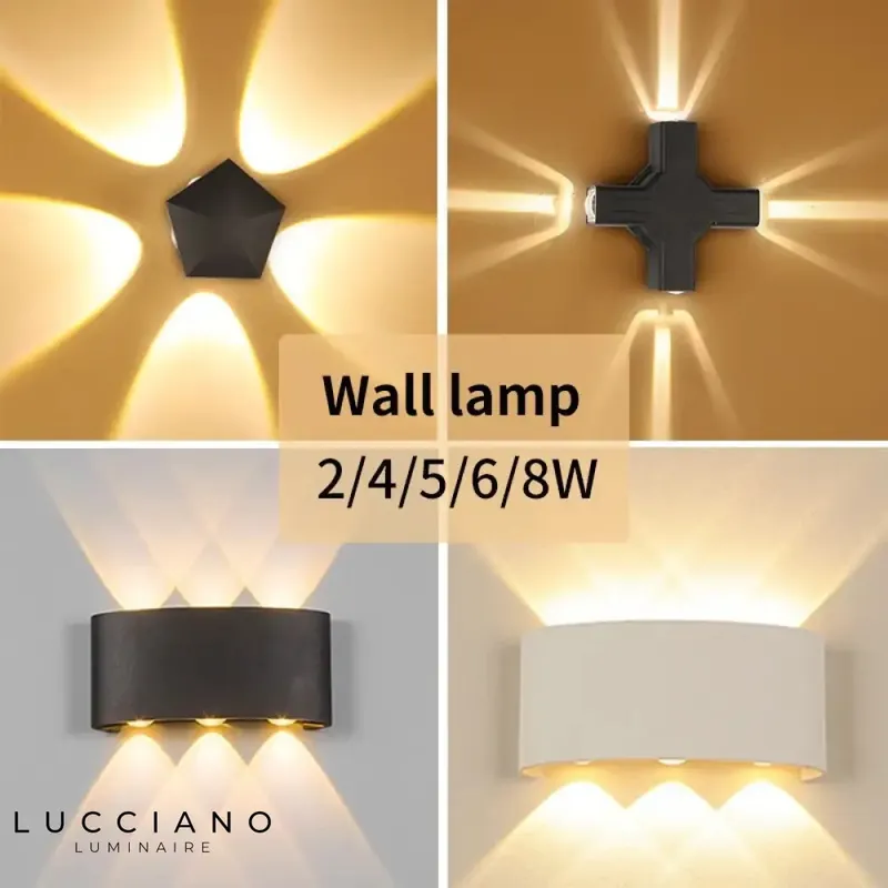 Applique murale LED design élégant contemporain.