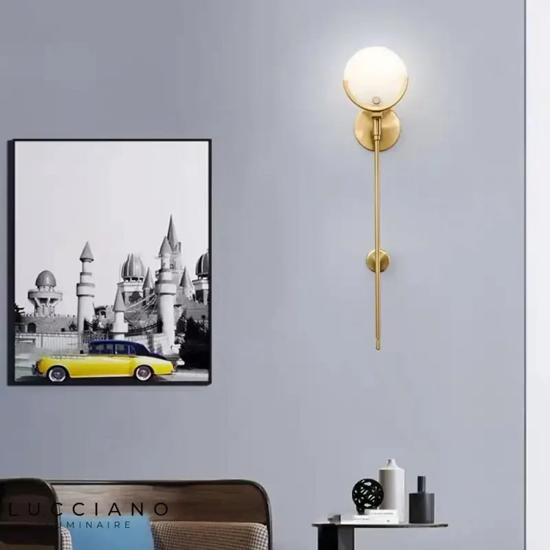 Applique murale en cuivre élégante design scandinave