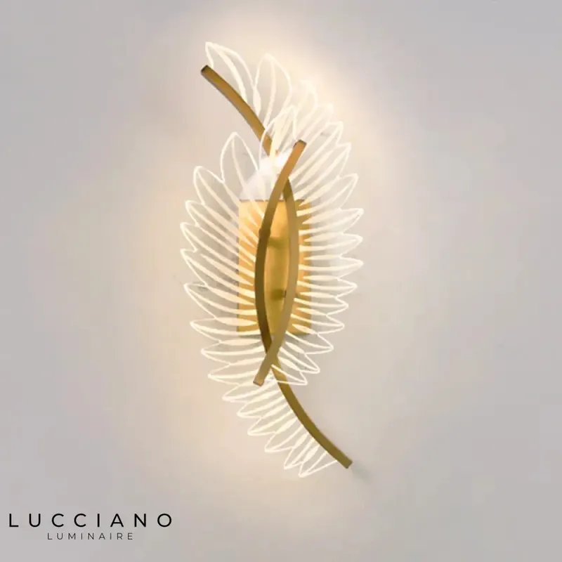Applique murale luxe design sobre et élégant.