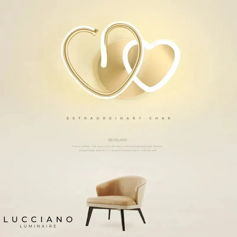 applique murale led élégante lumière design