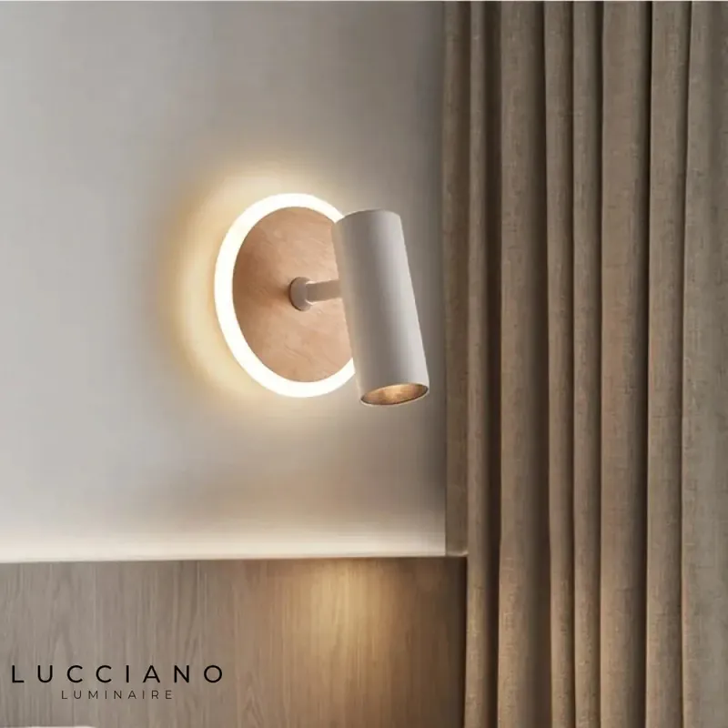 Applique murale LED minimaliste zen.