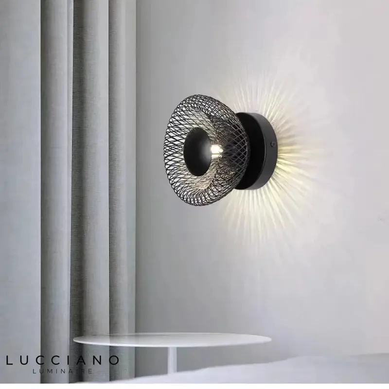 applique murale nordique suspension minimaliste bois