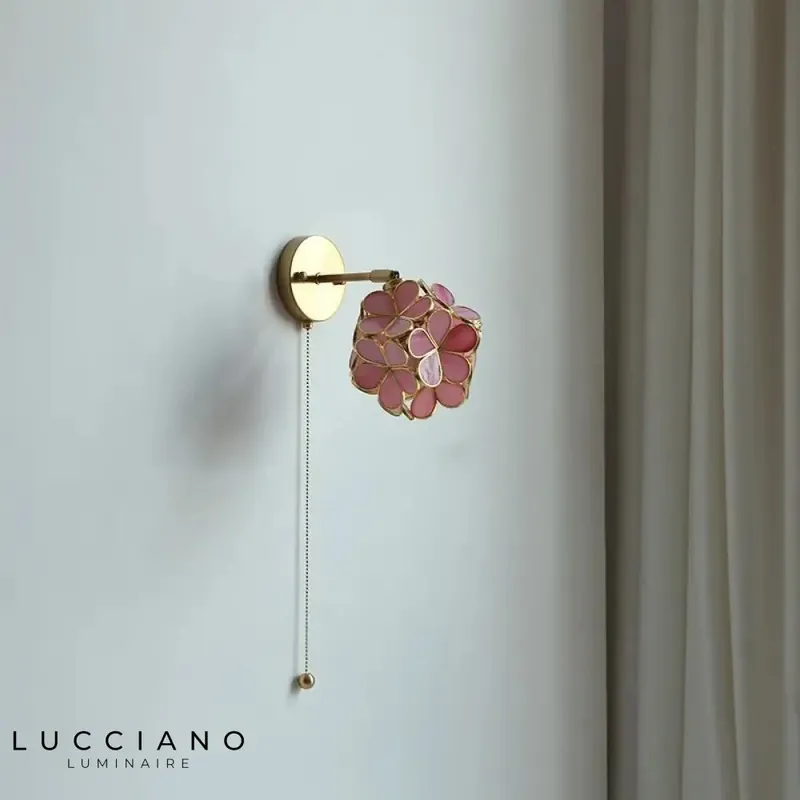 Voici le nouveau titre :
Applique murale vintage charme délicat roses.