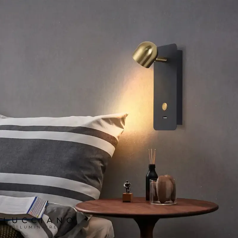 Applique murale décorative design scandinave lumineuse