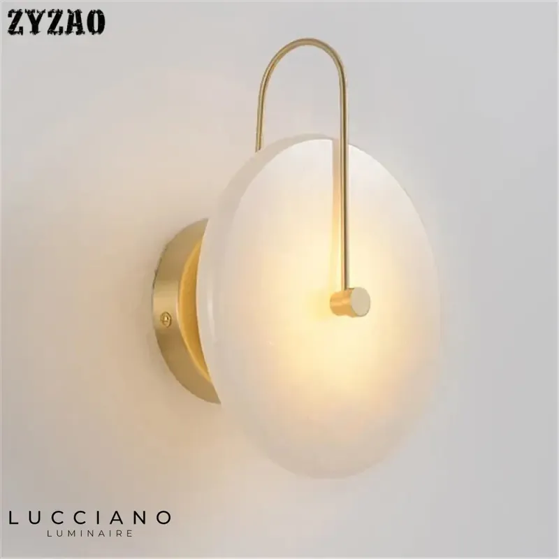 applique murale moderne luminaire cuivre design élégant
