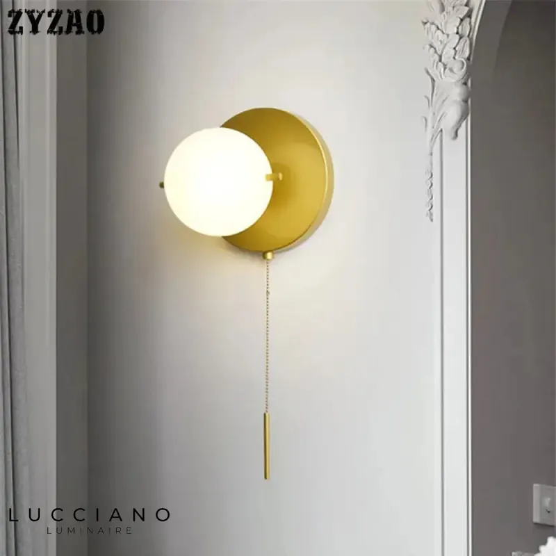 Applique murale LED design minimaliste verre
