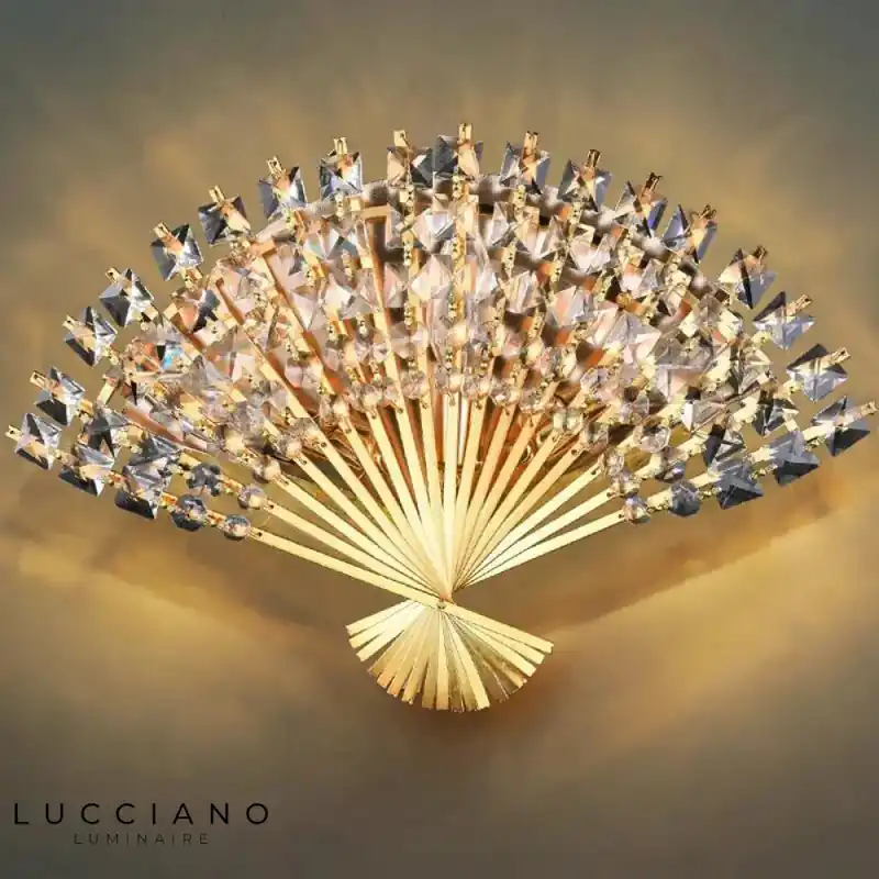 Voici ma proposition :
Applique murale en cristal design élégant lumineux.