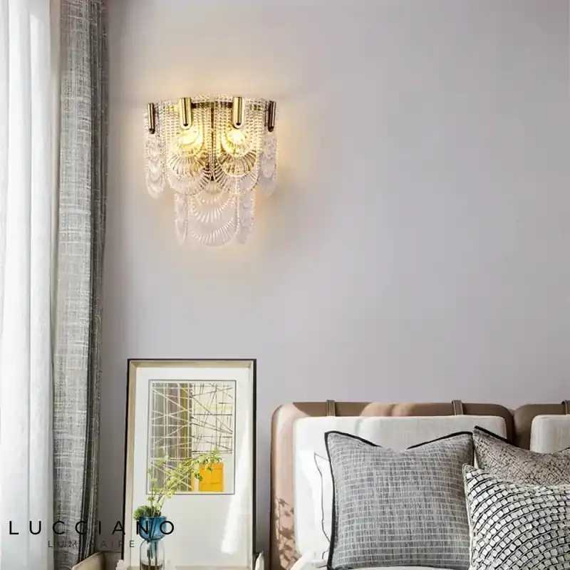 Applique murale luxe scandinave épuré chic.