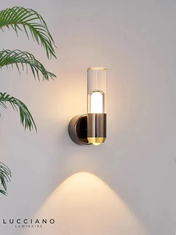 Applique murale à led élégante et design.