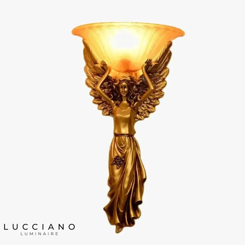 Voici le titre transformé :
Applique murale angel lumière design élégante