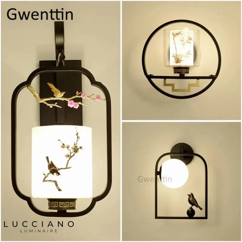 Voici le nouveau titre :
Applique murale en verre élégant rétro lumineux