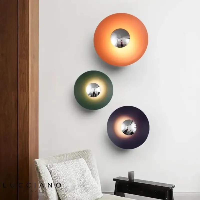 Applique murale dorée élégante design contemporain